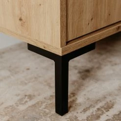 Loftscape Sideboard Brochet - Eiche Dekor / Schwarz -BÜROMÖBEL Verkaufsgeschäft 1000363051 220704 038 DETAILS P000000001000363051 1