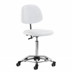 Mayer Sitzmöbel Bürodrehstuhl 2203 - Weiß - Chrom glänzend