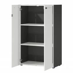 Germania Büroset GW-Pasadena IV - Graphit / Weiß -BÜROMÖBEL Verkaufsgeschäft 1000363829 220722 035 DETAILS P000000001000363829