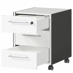 Germania Büroset GW-Pasadena - Graphit / Weiß -BÜROMÖBEL Verkaufsgeschäft 1000363830 220722 033 DETAILS P000000001000363830