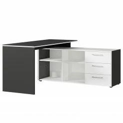 Germania Büroset GW-Pasadena VII - Graphit / Weiß -BÜROMÖBEL Verkaufsgeschäft 1000363842 220722 031 DETAILS P000000001000363842