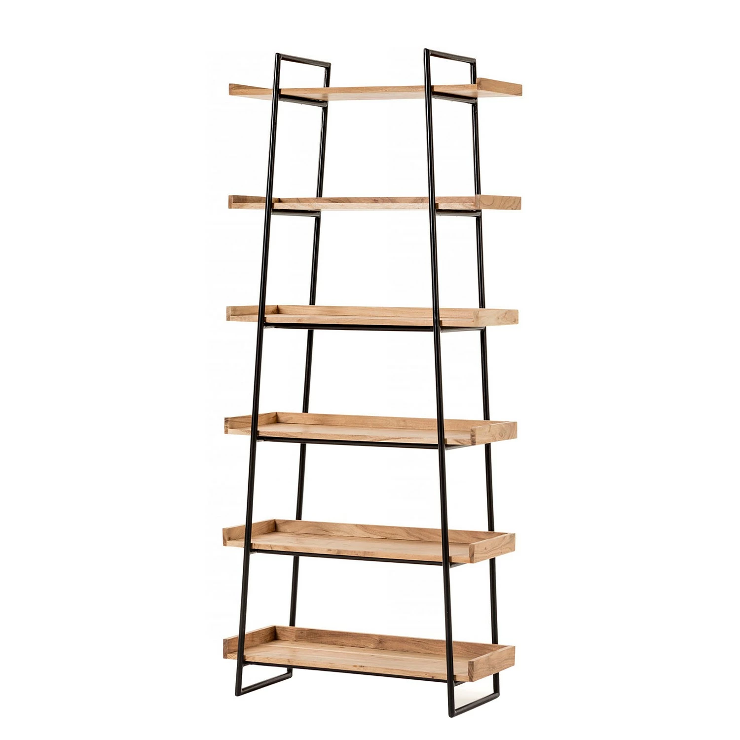 Red Living Regal Breitbride II - Akazie massiv / Metall - Akazie / Schwarz 3 Red Living Regal Breitbride II - Akazie massiv / Metall - Akazie / Schwarz