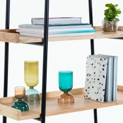 Red Living Regal Breitbride II - Akazie massiv / Metall - Akazie / Schwarz 18 Red Living Regal Breitbride II - Akazie massiv / Metall - Akazie / Schwarz -BÜROMÖBEL Verkaufsgeschäft 1000363950 220714 040 DETAILS P000000001000363950