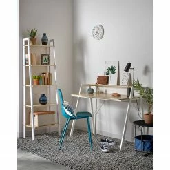 Norrwood Regal Kalahari - Stahl - Eiche Dekor / Weiß -BÜROMÖBEL Verkaufsgeschäft 1000363962 220714 022 MOOD DETAILS P000000001000363962 mood