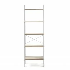 Norrwood Regal Kalahari - Stahl - Eiche Dekor / Weiß -BÜROMÖBEL Verkaufsgeschäft 1000363962 220714 030 DETAILS P000000001000363962