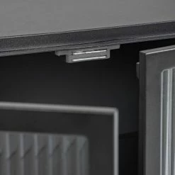 Loftscape Sideboard Tete - Glas / Metall - Schwarz -BÜROMÖBEL Verkaufsgeschäft 1000363985 220714 035 DETAILS P000000001000363985