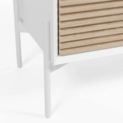 Norrwood Sideboard Maredale II - Esche teilmassiv - Esche / Weiß -BÜROMÖBEL Verkaufsgeschäft 1000364002 220714 035 DETAILS P000000001000364002