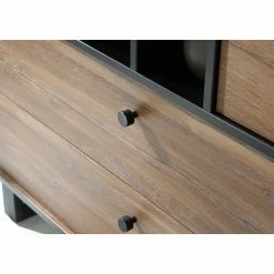 Red Living Sideboard Trylith I - Eiche Rustikal Dekor / Schwarz -BÜROMÖBEL Verkaufsgeschäft 1000364622 220719 060 DETAILS P000000001000364622