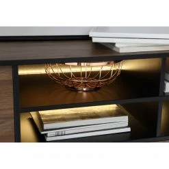 Red Living Sideboard Trylith I - Eiche Rustikal Dekor / Schwarz -BÜROMÖBEL Verkaufsgeschäft 1000364622 220719 065 DETAILS P000000001000364622