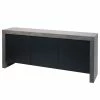 Temahome Sideboard Kobe II - Schwarz / Beton Dekor
