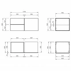 Temahome Sideboard Join IX - Weiß -BÜROMÖBEL Verkaufsgeschäft 1000366666 220906 501 SKETCH DETAILS P000000001000366666 sketch