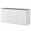 Temahome Sideboard Join VIII - Weiß / Nussbaum