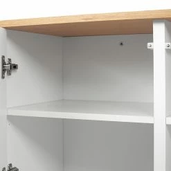 Temahome Sideboard Edge - Echtholzfurnier - / Weiß / Eiche -BÜROMÖBEL Verkaufsgeschäft 1000366714 220906 040 DETAILS P000000001000366714