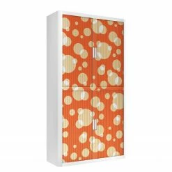 EasyOffice by Paperflow Rollladenschrank easyOffice - Graphique III - Orange - Höhe: 204 cm -BÜROMÖBEL Verkaufsgeschäft aktenschrank easyoffice graphique iii 204 cm 1850738