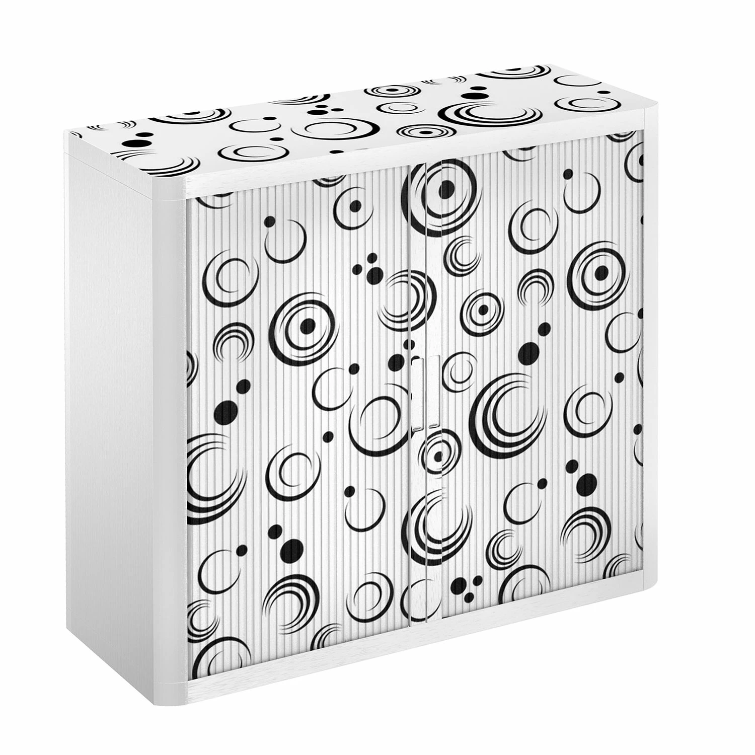 EasyOffice by Paperflow Aktenschrank easyOffice - Noire et Blanc XII - Schwarz / Weiß - Höhe: 104 cm 6 EasyOffice by Paperflow Aktenschrank easyOffice - Noire et Blanc XII - Schwarz / Weiß - Höhe: 104 cm – Bild 4