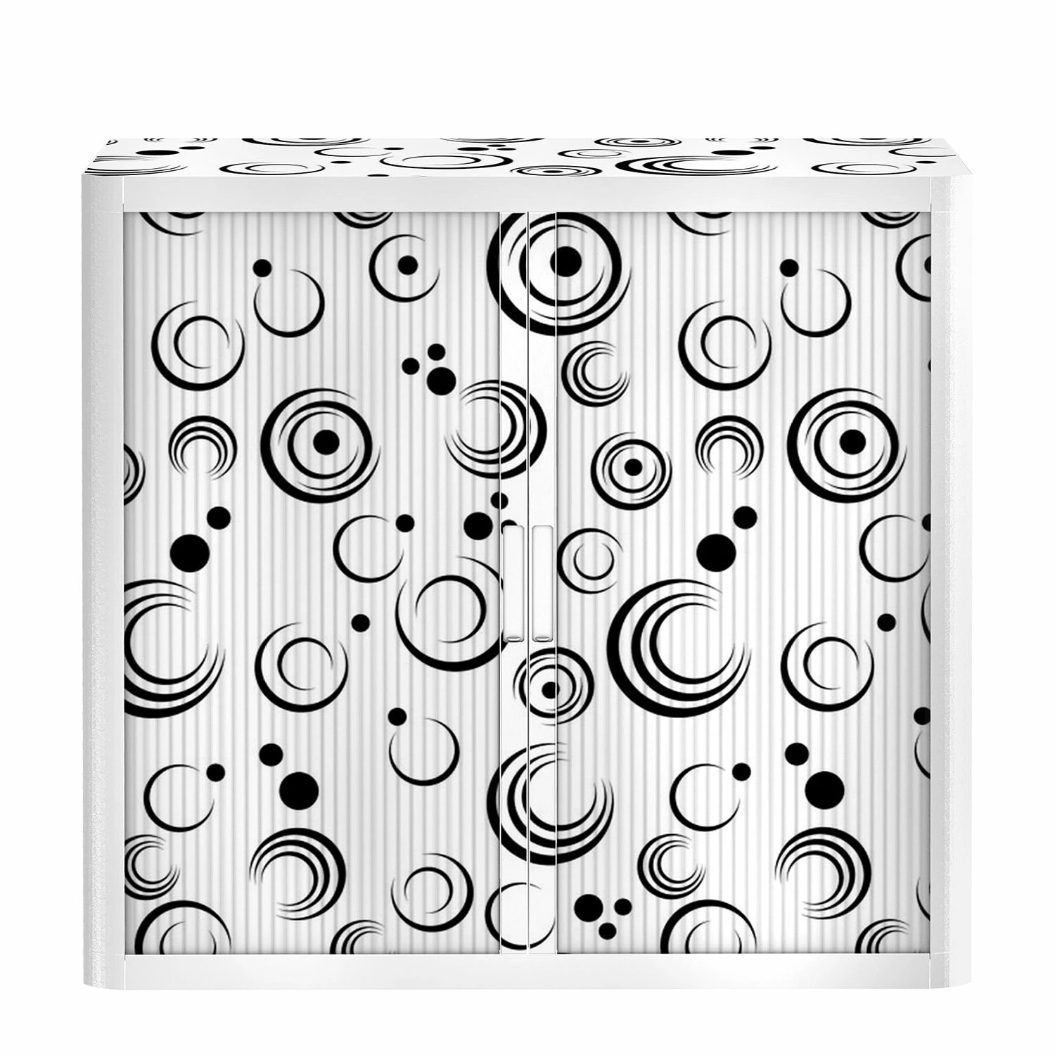 EasyOffice by Paperflow Aktenschrank easyOffice - Noire et Blanc XII - Schwarz / Weiß - Höhe: 104 cm 5 EasyOffice by Paperflow Aktenschrank easyOffice - Noire et Blanc XII - Schwarz / Weiß - Höhe: 104 cm – Bild 3