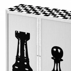 EasyOffice by Paperflow Aktenschrank easyOffice Noire et Blanc V - Schwarz / Weiß -BÜROMÖBEL Verkaufsgeschäft aktenschrank easyoffice noire et blanc v 1889678