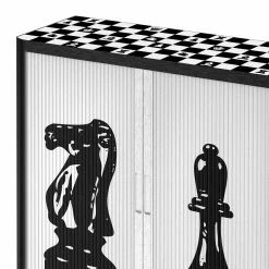 EasyOffice by Paperflow Aktenschrank easyOffice - Noire et Blanc VII - Schwarz / Weiß -BÜROMÖBEL Verkaufsgeschäft aktenschrank easyoffice noire et blanc vii 1890474