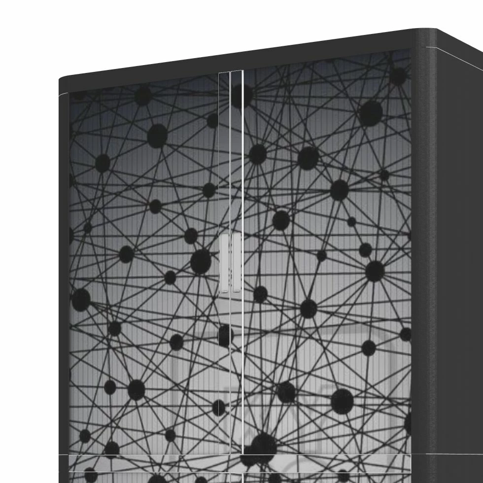 EasyOffice by Paperflow Aktenschrank easyOffice Noire et Blanc I - Schwarz / Weiß - Höhe: 204 cm 6 EasyOffice by Paperflow Aktenschrank easyOffice Noire et Blanc I - Schwarz / Weiß - Höhe: 204 cm – Bild 4