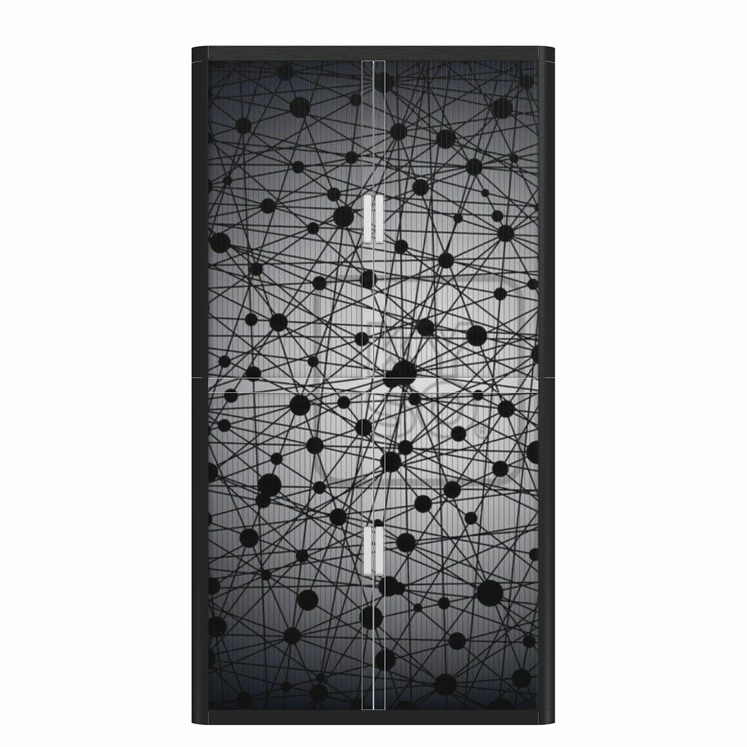 EasyOffice by Paperflow Aktenschrank easyOffice Noire et Blanc I - Schwarz / Weiß - Höhe: 204 cm 4 EasyOffice by Paperflow Aktenschrank easyOffice Noire et Blanc I - Schwarz / Weiß - Höhe: 204 cm – Bild 2