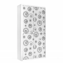 EasyOffice by Paperflow Rollladenschrank easyOffice - Papier Peints - Weiß / Schwarz - Höhe: 204 cm -BÜROMÖBEL Verkaufsgeschäft aktenschrank easyoffice papier peints 204 cm 1893298