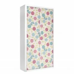 EasyOffice by Paperflow Rollladenschrank easyOffice - Papier Peints IV - Mehrfarbig - Höhe: 204 cm -BÜROMÖBEL Verkaufsgeschäft aktenschrank easyoffice papier peints iv 204 cm 1893334