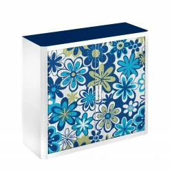 EasyOffice by Paperflow Rollladenschrank easyOffice - Papier Peints V - Blau - Höhe: 104 cm -BÜROMÖBEL Verkaufsgeschäft aktenschrank easyoffice papier peints v 104 cm 1893014