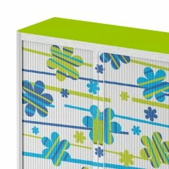 EasyOffice by Paperflow Rollladenschrank easyOffice - Papier Peints VI - Mehrfarbig - Höhe: 104 cm -BÜROMÖBEL Verkaufsgeschäft aktenschrank easyoffice papier peints vi 104 cm 1893038