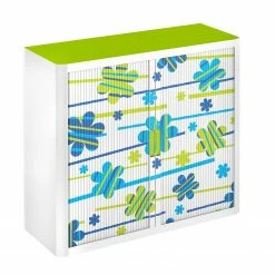 EasyOffice by Paperflow Rollladenschrank easyOffice - Papier Peints VI - Mehrfarbig - Höhe: 104 cm -BÜROMÖBEL Verkaufsgeschäft aktenschrank easyoffice papier peints vi 104 cm 1893046