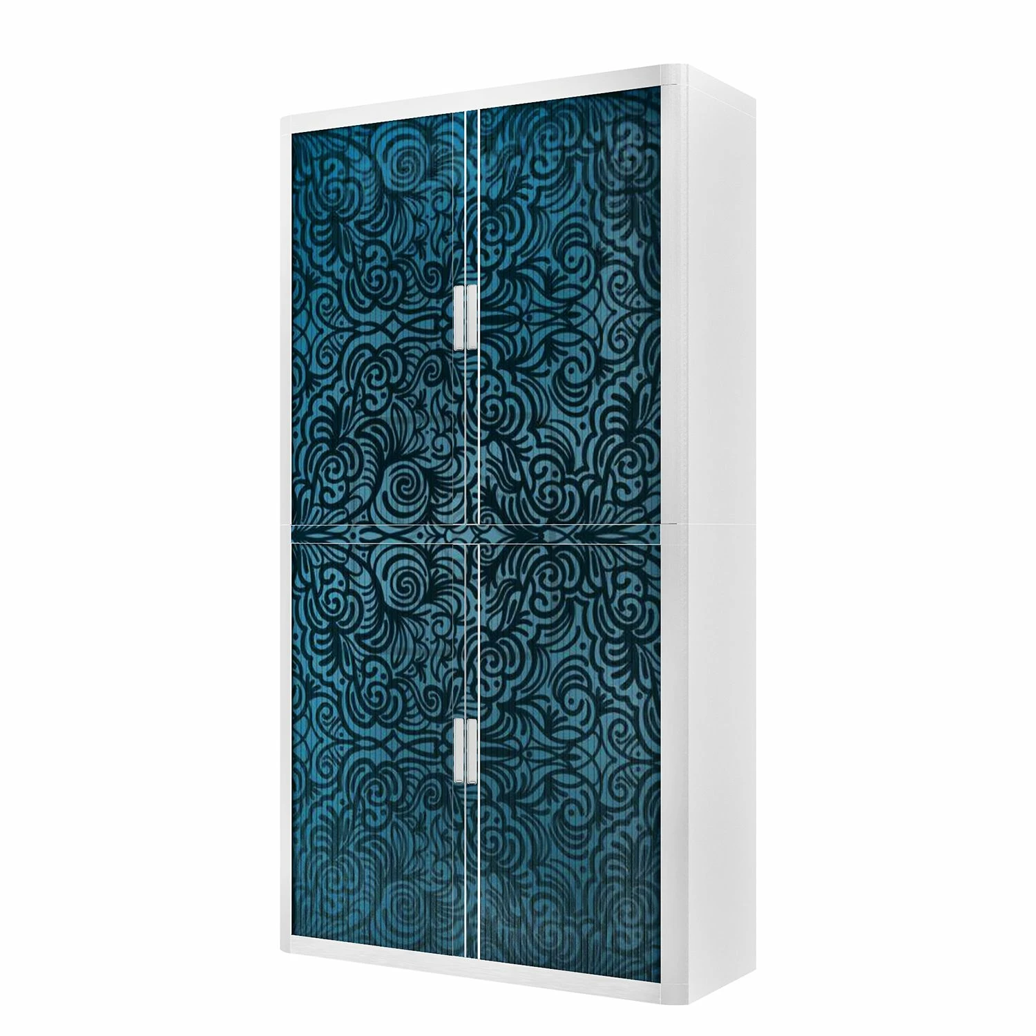 EasyOffice by Paperflow Aktenschrank easyOffice Papiers Peints I - Petrol - Höhe: 204 cm 3 EasyOffice by Paperflow Aktenschrank easyOffice Papiers Peints I - Petrol - Höhe: 204 cm