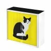 EasyOffice by Paperflow Rollladenschrank easyOffice Pop Art Cat - Weiß / Gelb -BÜROMÖBEL Verkaufsgeschäft aktenschrank easyoffice pop art cat weiss gelb 1888006