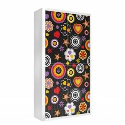 EasyOffice by Paperflow Rollladenschrank easyOffice Pop Art II - Mehrfarbig -BÜROMÖBEL Verkaufsgeschäft aktenschrank easyoffice pop art ii 1887714