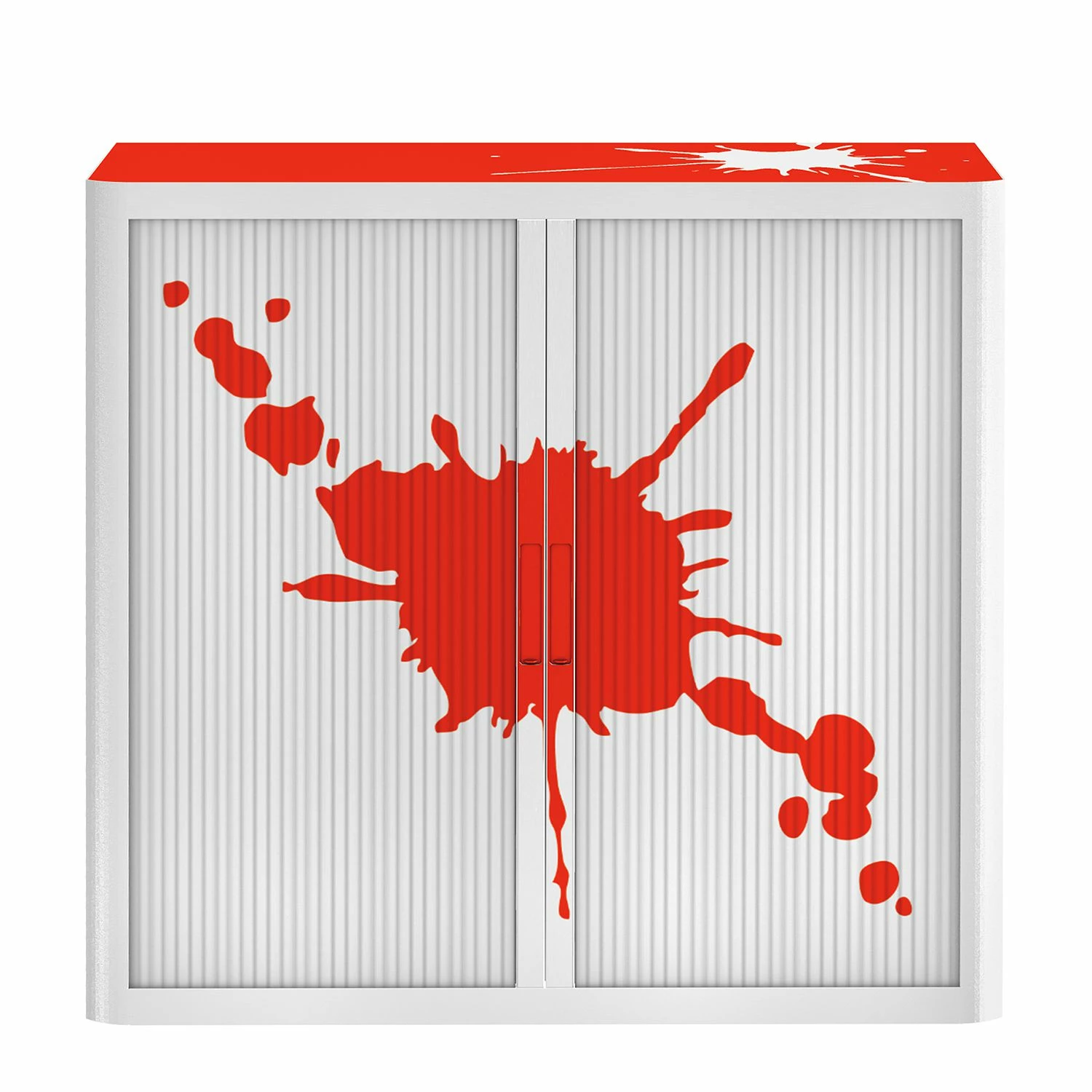 EasyOffice by Paperflow Aktenschrank easyOffice Stickers II - Rot - Höhe: 104 cm 5 EasyOffice by Paperflow Aktenschrank easyOffice Stickers II - Rot - Höhe: 104 cm – Bild 3