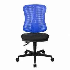 Topstar Bürodrehstuhl Head Point - Blau / Schwarz - Ohne Kopfstütze - Ohne Armlehnen -BÜROMÖBEL Verkaufsgeschäft buerodrehstuhl head point ohne armlehnen blau schwarz 1139834