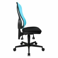 Topstar Bürodrehstuhl Head Point - Hellblau / Schwarz - Ohne Kopfstütze - Ohne Armlehnen -BÜROMÖBEL Verkaufsgeschäft buerodrehstuhl head point ohne armlehnen hellblau schwarz 1139846