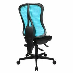 Topstar Bürodrehstuhl Head Point - Hellblau / Schwarz - Ohne Kopfstütze - Ohne Armlehnen -BÜROMÖBEL Verkaufsgeschäft buerodrehstuhl head point ohne armlehnen hellblau schwarz 1139850