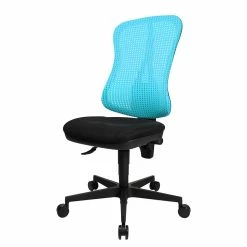 Topstar Bürodrehstuhl Head Point - Hellblau / Schwarz - Ohne Kopfstütze - Ohne Armlehnen -BÜROMÖBEL Verkaufsgeschäft buerodrehstuhl head point ohne armlehnen hellblau schwarz 1139854