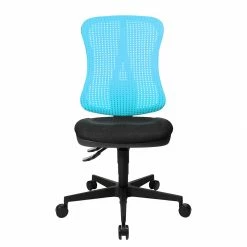Topstar Bürodrehstuhl Head Point - Hellblau / Schwarz - Ohne Kopfstütze - Ohne Armlehnen -BÜROMÖBEL Verkaufsgeschäft buerodrehstuhl head point ohne armlehnen hellblau schwarz 1139858