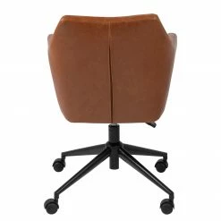 Mørteens Bürodrehstuhl Nicholas I - Vintage Braun -BÜROMÖBEL Verkaufsgeschäft buerodrehstuhl nicholas i kunstleder metall vintage braun 4417972