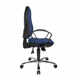 Topstar Bürostuhl Syncro Steel - Blau / Schwarz -BÜROMÖBEL Verkaufsgeschäft buerostuhl syncro steel textilbezug blau schwarz 248285