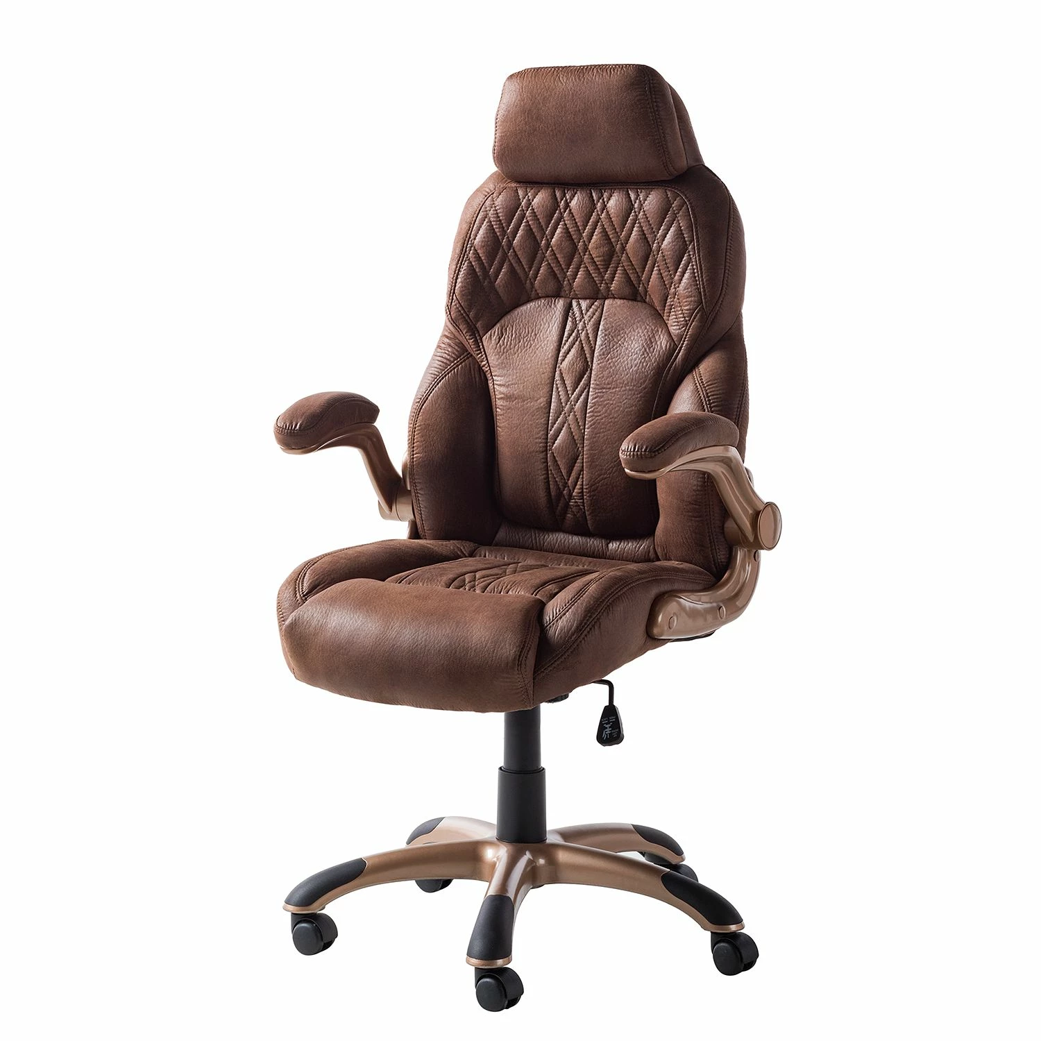 Home24office Chefsessel Baylor XXL - Braun / Kupfer 3 Home24office Chefsessel Baylor XXL - Braun / Kupfer