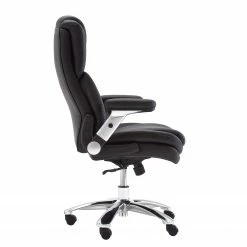 Fredriks Chefsessel Buda XXL - Kunstleder - Schwarz / Silber -BÜROMÖBEL Verkaufsgeschäft chefsessel buda xxl kunstleder schwarz silber 5159152