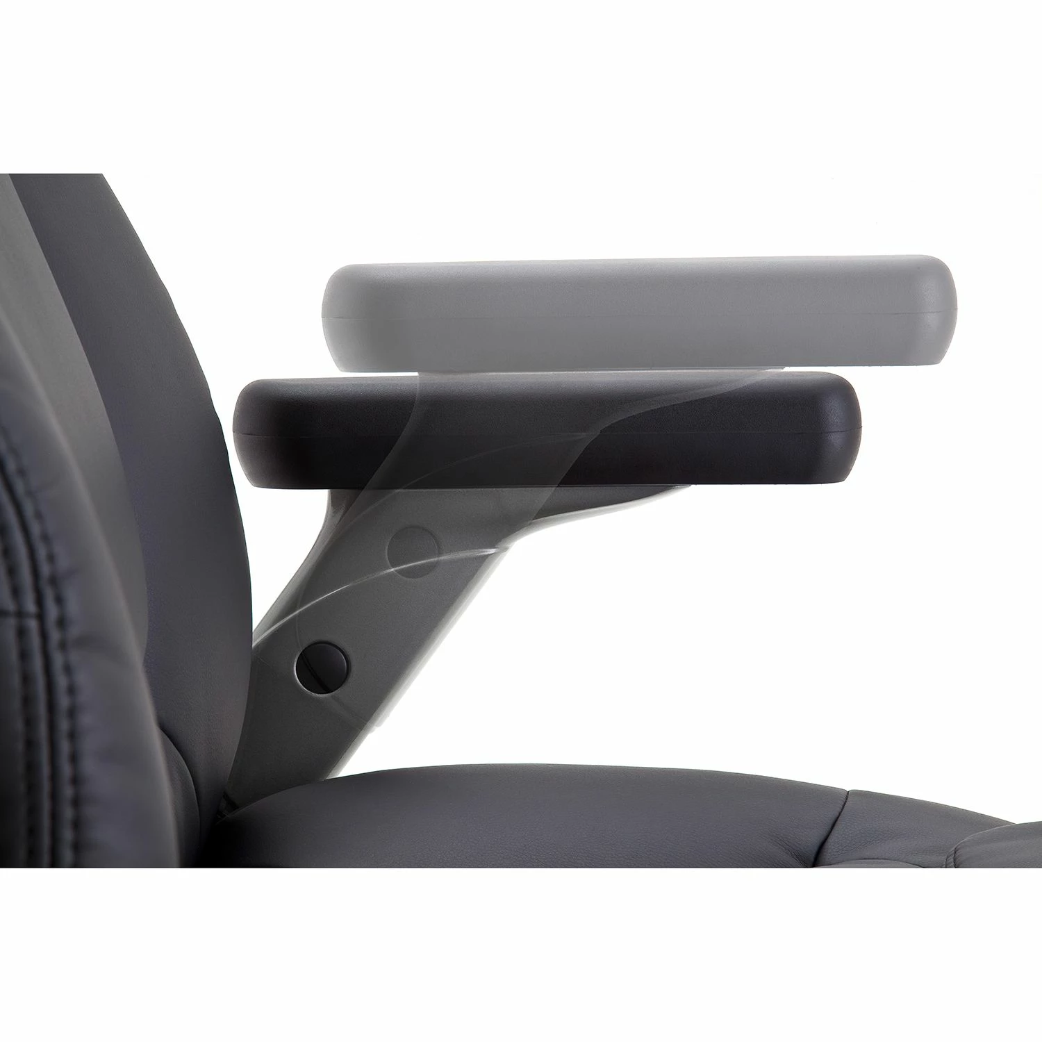 Fredriks Chefsessel Deverre XXL - Kunstleder - Schwarz / Silber 12 Fredriks Chefsessel Deverre XXL - Kunstleder - Schwarz / Silber – Bild 10