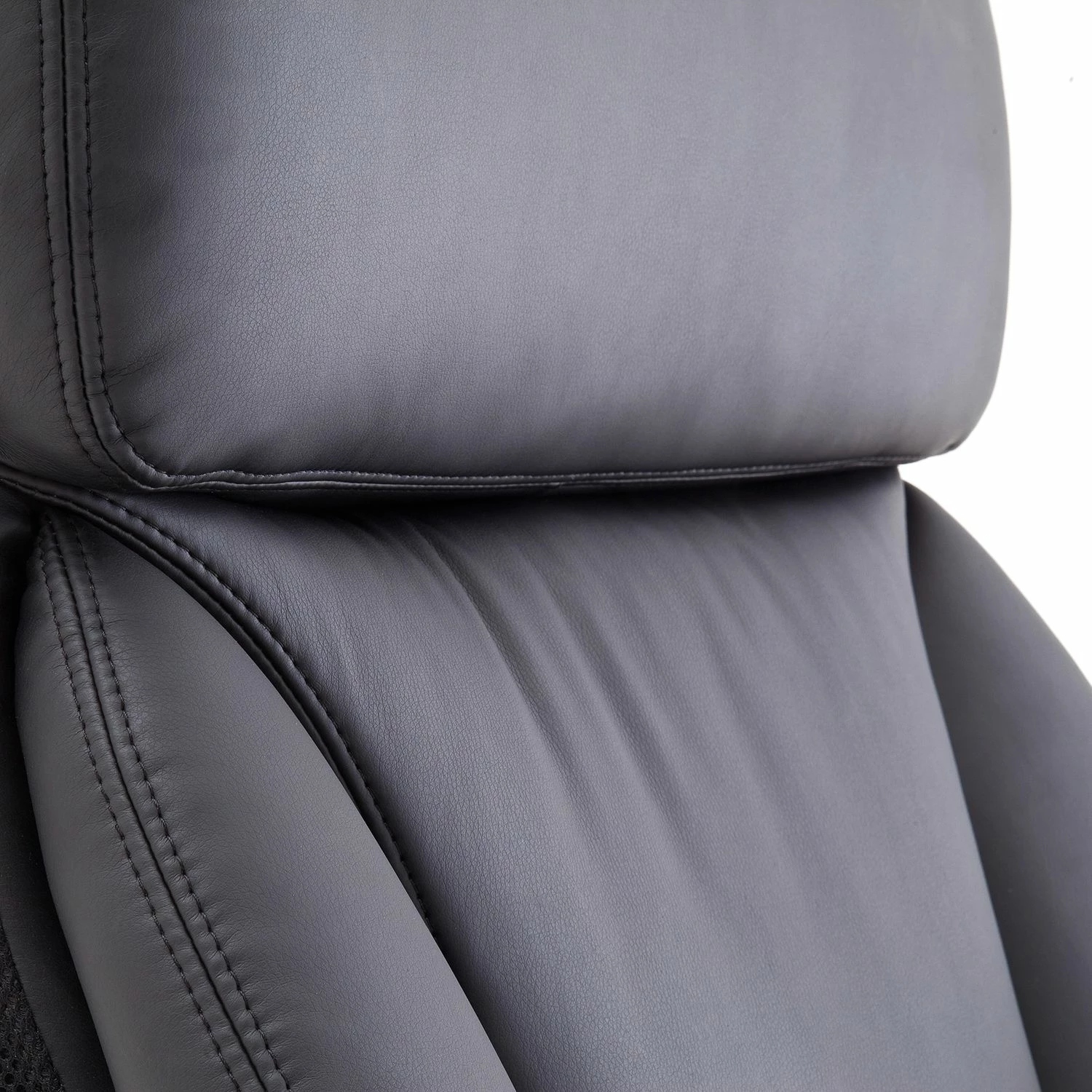 Fredriks Chefsessel Deverre XXL - Kunstleder - Schwarz / Silber 14 Fredriks Chefsessel Deverre XXL - Kunstleder - Schwarz / Silber – Bild 12