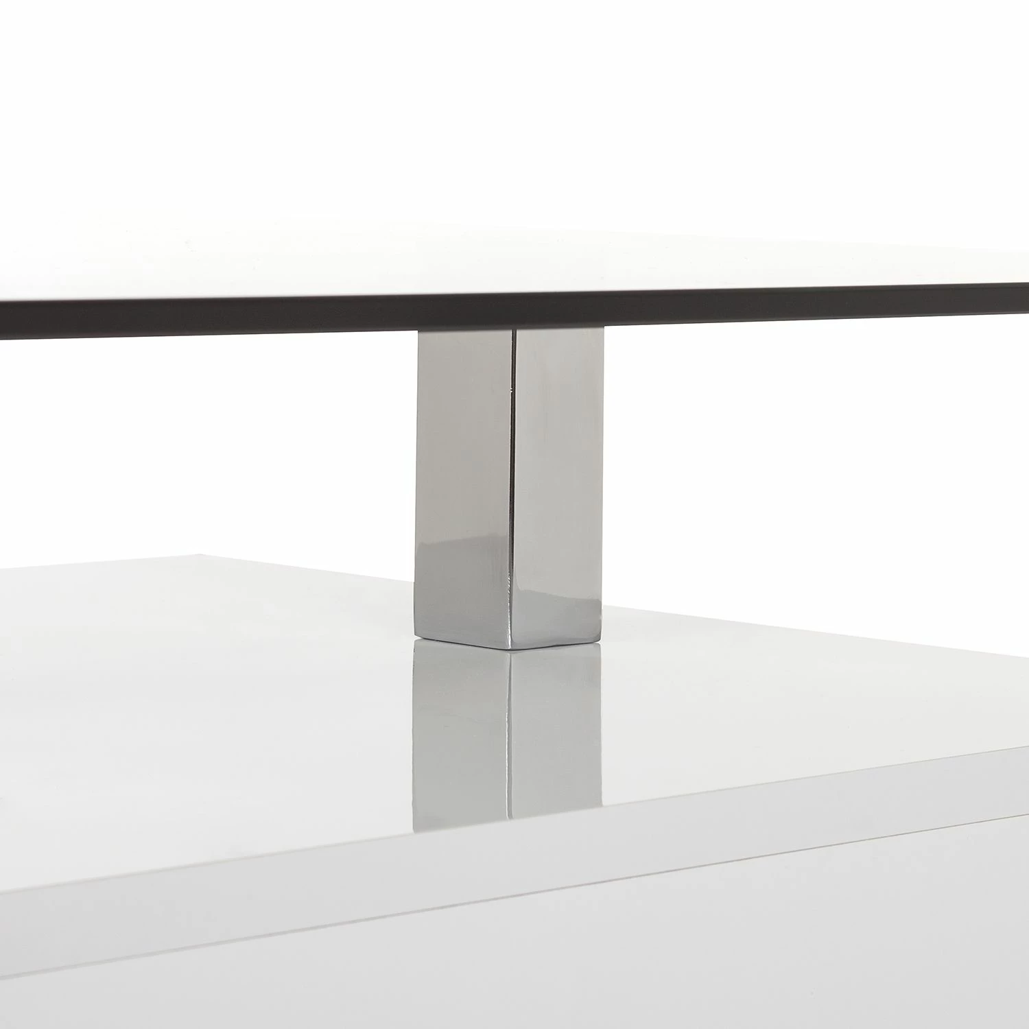 Maja Möbel Computertisch Sima - Hochglanz Weiß / Chrom 12 Maja Möbel Computertisch Sima - Hochglanz Weiß / Chrom – Bild 10