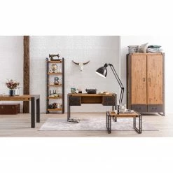 Ars manufacti Schreibtisch Manchester II - Akazie massiv/Metall 15 Ars manufacti Schreibtisch Manchester II - Akazie massiv/Metall -BÜROMÖBEL Verkaufsgeschäft esstisch manchester ii mit ausziehfunktion akazie massiv metall 180 x 90 cm 4768528