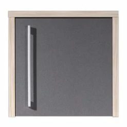 Germania Aufsatzschrank Eugene - Breite 40cm - Anthrazit/Rosales Dekor