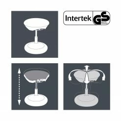 Topstar Fitness-Hocker Sitness Bob - Schwarz -BÜROMÖBEL Verkaufsgeschäft fitness hocker sitness bob schwarz 2016862