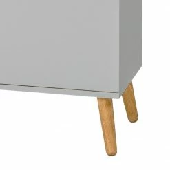 Tenzo Sideboard Dot I - Grau -BÜROMÖBEL Verkaufsgeschäft highboard dot eiche teilmassiv grau 4148404