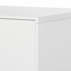 Mørteens Sideboard Lindholm IV - Weiß - Höhe: 128 cm -BÜROMÖBEL Verkaufsgeschäft highboard lindholm i weiss matt eiche massiv 333068